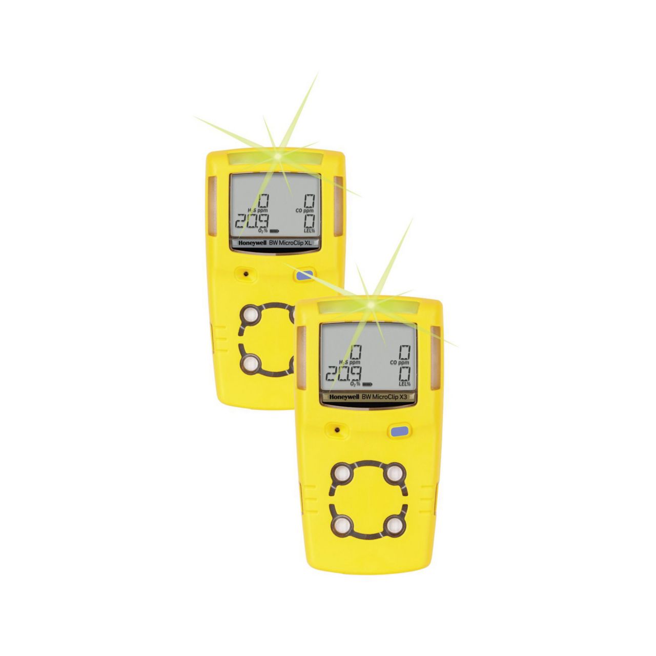 Honeywell BW™ MicroClip Series Multi-gas detectors XL X3 Portable diffusion detector