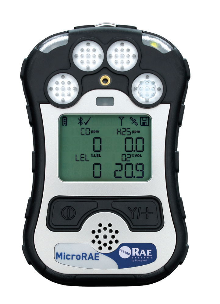 MicroRAE Wireless 4-Gas Monitor  portable diffusion detector Honeywell