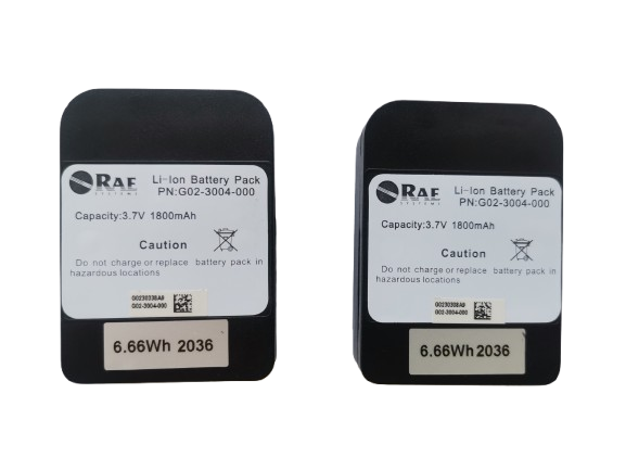 Honeywell G02-3004-000 RAE Systems Rechargeable Li-ion Battery For QRAE3