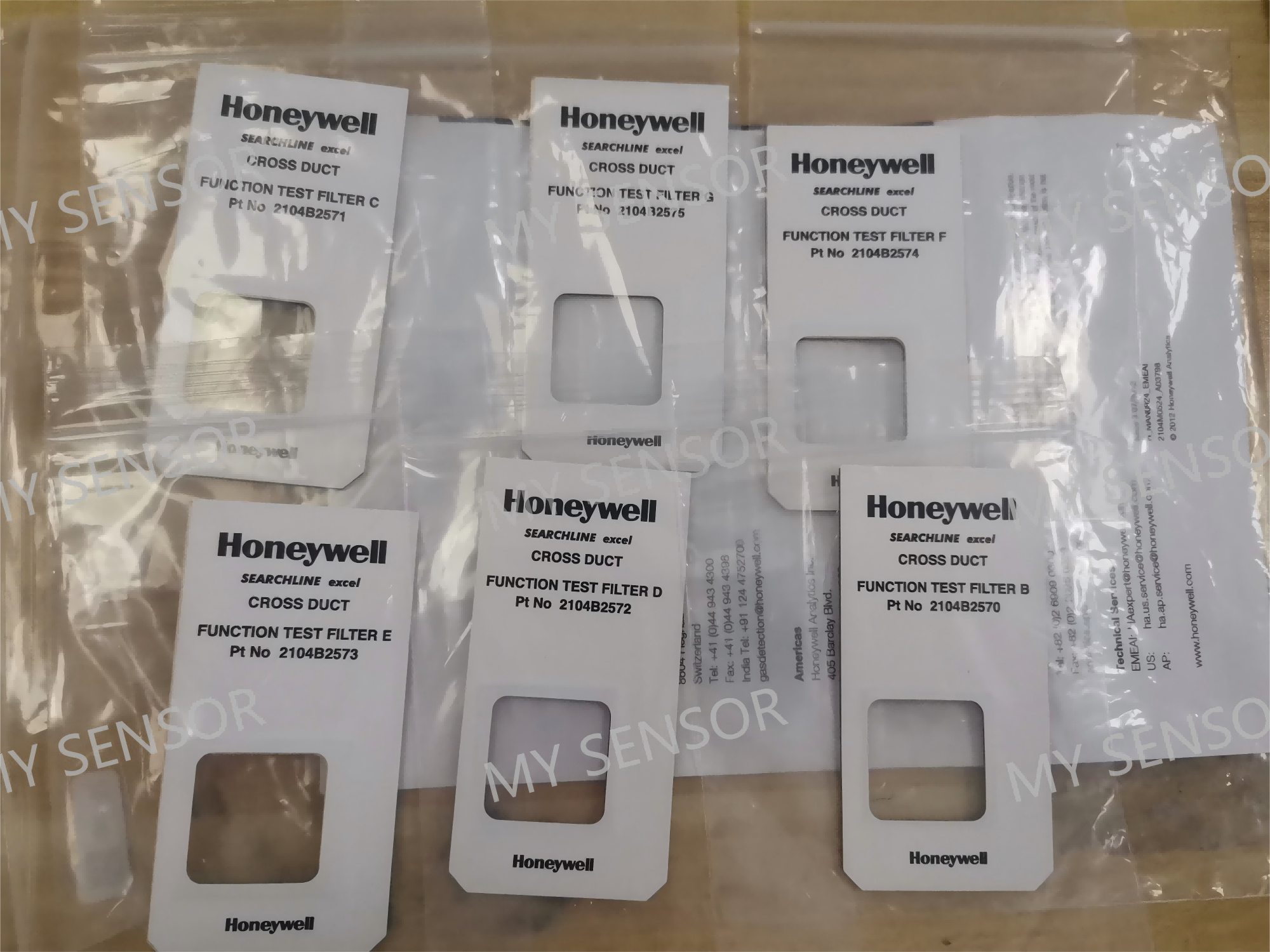 Honeywell Searchline Excel Cross-Duct Test filters kit & Manual